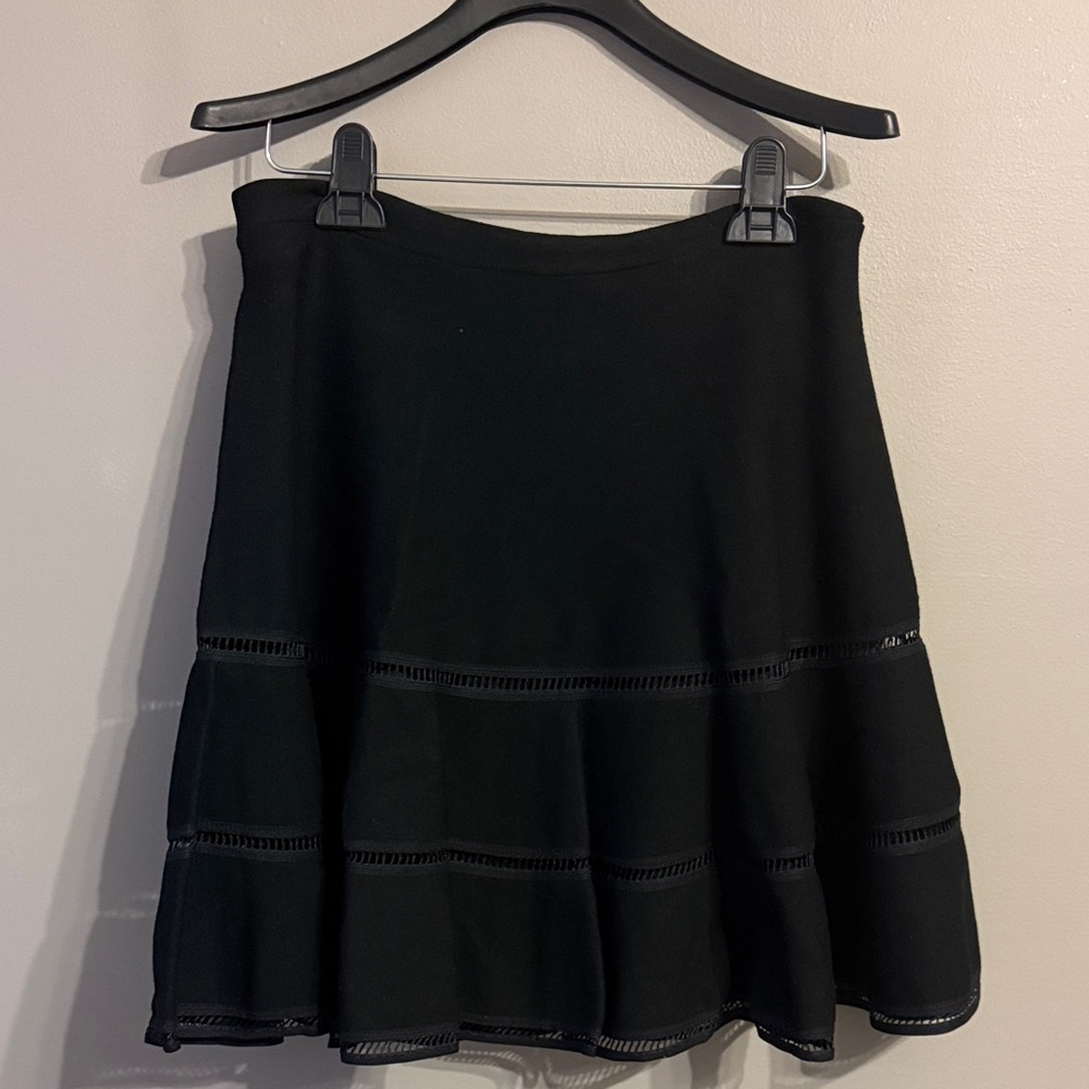 Re:named Black Swing/Skater Skirt. Size L.